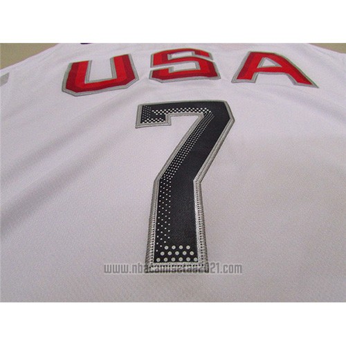 Camiseta USA 2016 Kyle Lowry #7 Blanco